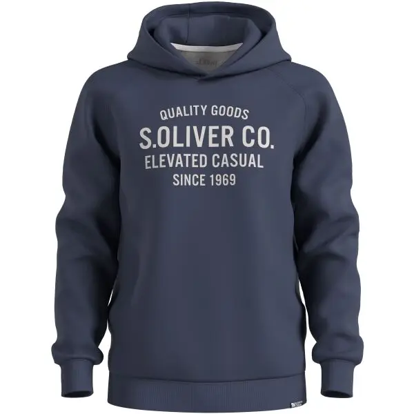 s.Oliver s.Oliver SWEATSHIRT OVERSIZE Мъжки суитшърт, тъмносин, размер XXXL