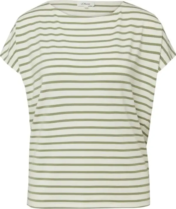 s.Oliver s.Oliver T-SHIRT Дамска тениска, бяло, размер