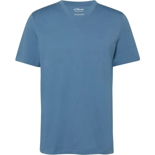 s.Oliver s.Oliver T-SHIRT Мъжка тениска, синьо, размер