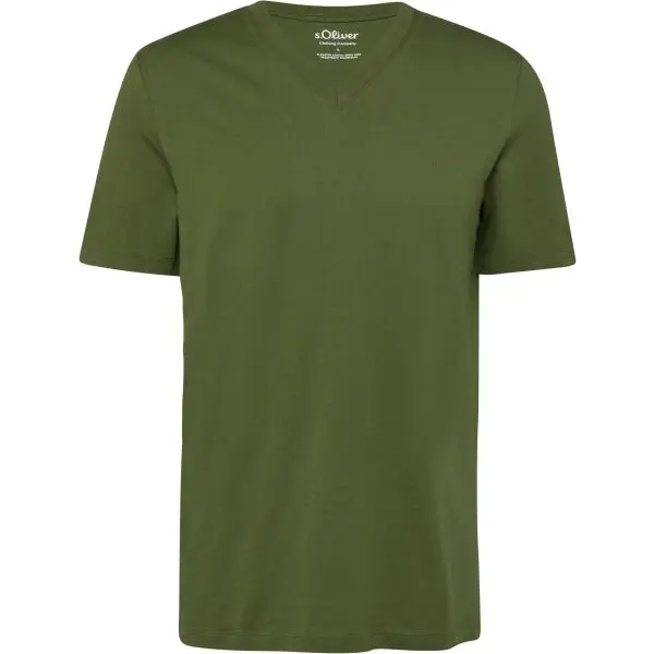 s.Oliver s.Oliver T-SHIRT Мъжка тениска, зелено, размер