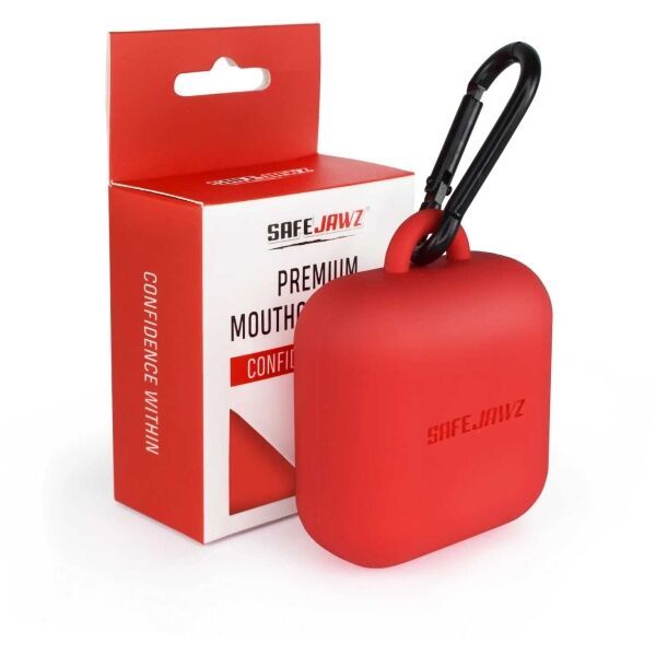 SAFEJAWZ SAFEJAWZ PREMIUM MOUTHGUARD CASE Калъф за протектор за зъби, червено, размер