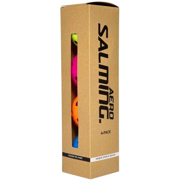 Salming Salming AERO BALL 4-PACK Флорболова топка, микс, размер