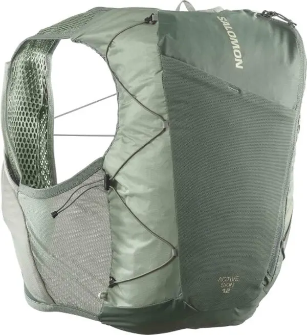 Salomon Salomon ACT SKIN 12 NO FLASKS Универсално елече за бягане, светло-зелено, размер