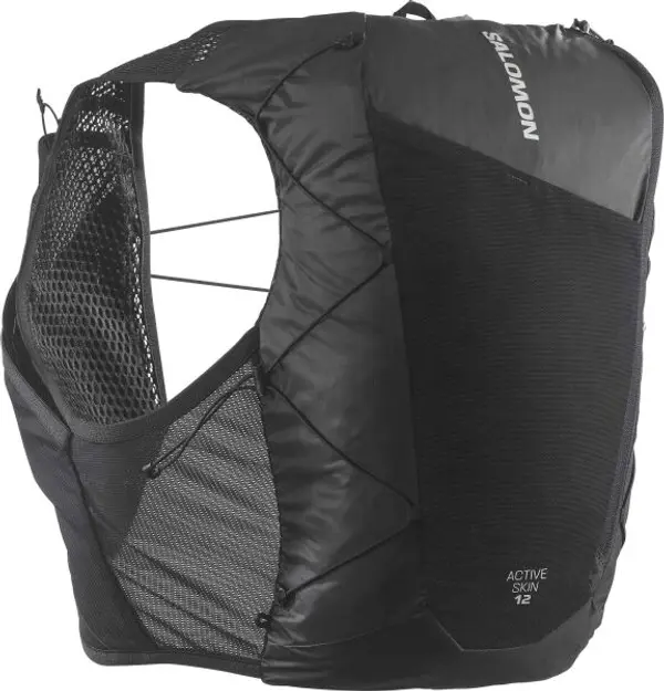 Salomon Salomon ACTIVE SKIN 12 NO FLASKS Универсално елече за бягане, черно, размер