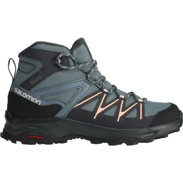 Salomon Salomon DAINTREE MID GTX W Дамски туристически обувки, сиво, размер 37 1/3