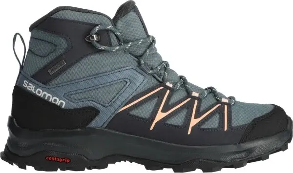 Salomon Salomon DAINTREE MID GTX W Дамски туристически обувки, сиво, размер 38