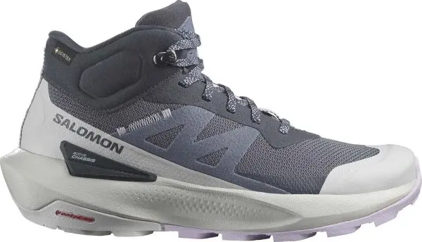Salomon Salomon ELIXIR ACTIV MID GTX W Дамски туристически обувки, тъмносиво, размер 37 1/3