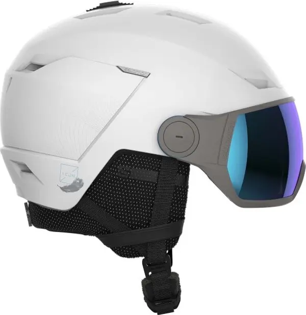 Salomon Salomon ICON LT VISOR Дамска ски каска, бяло, размер (53 - 56)