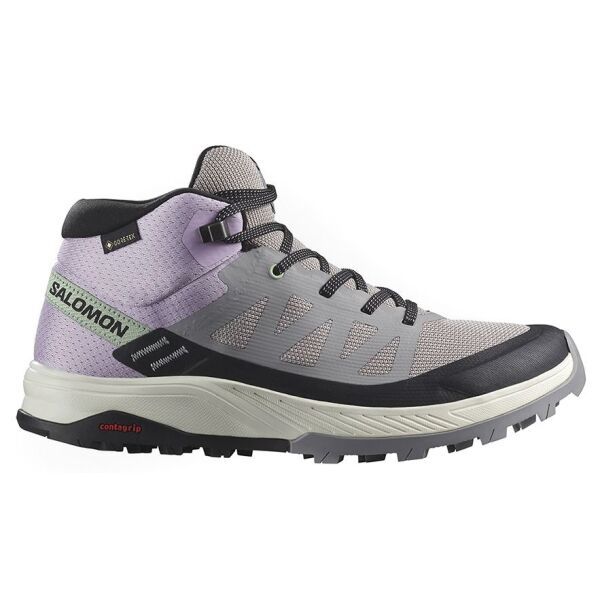 Salomon Salomon OUTRISE MID GTX W Дамски туристически обувки, сиво, размер 38
