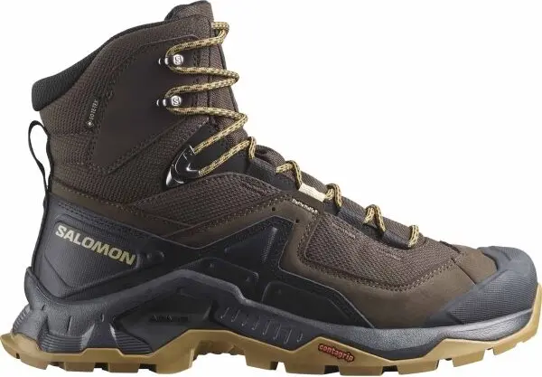 Salomon Salomon QUEST ELEMENT GTX Мъжки кожени туристически обувки, кафяво, размер 44 2/3