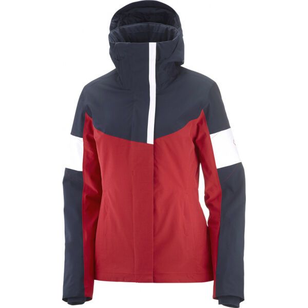 Salomon Salomon SPEED JACKET W Дамско скиорско яке, червено, размер