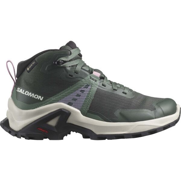 Salomon Salomon X RAISE MID GTX J Детски обувки, тъмнозелено, размер