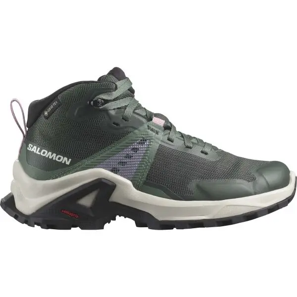 Salomon Salomon X RAISE MID GTX J Детски обувки, тъмнозелено, размер