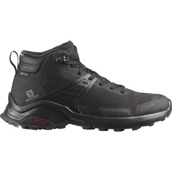 Salomon Salomon X RAISE MID GTX Мъжки туристически обувки, черно, размер 41 1/3