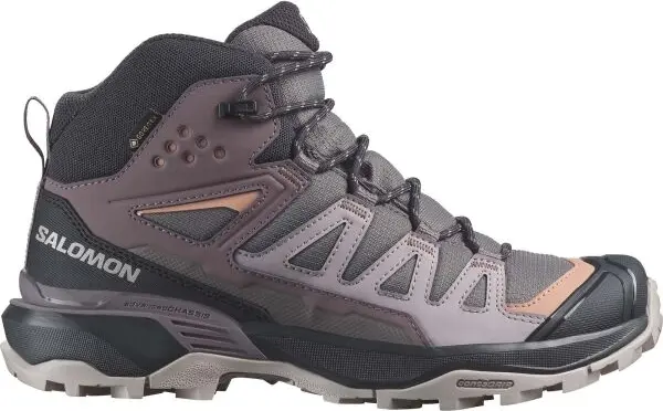 Salomon Salomon X ULTRA 360 MID GTX W Дамски туристически обувки, лилаво, размер 38 2/3