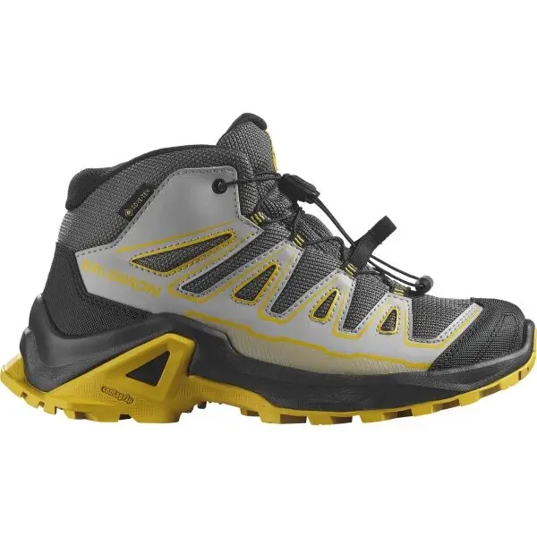 Salomon Salomon X ULTRA MID GTX J Юношески туристически обувки, тъмносиво, размер