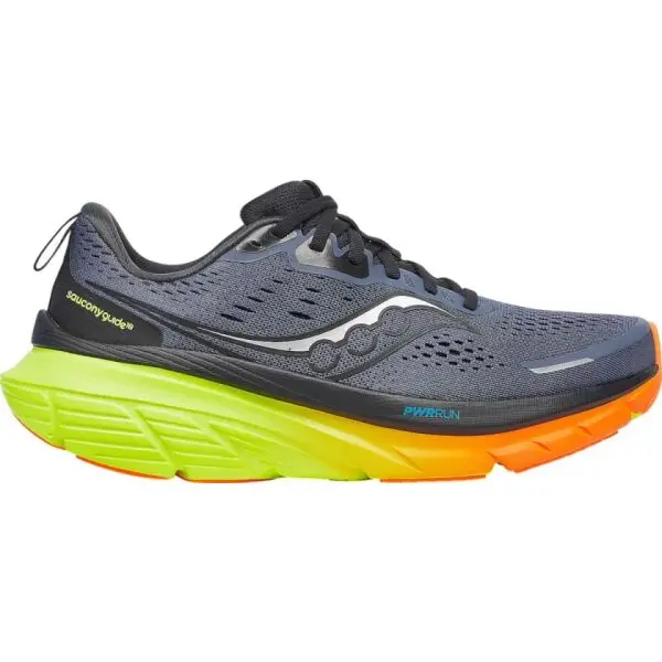 Saucony Saucony GUIDE 18 Мъжки маратонки за бягане, сиво, размер 45