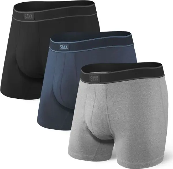SAXX SAXX DAYTRIPPER COMFORT 3PK Мъжки функционални боксерки, черно, размер