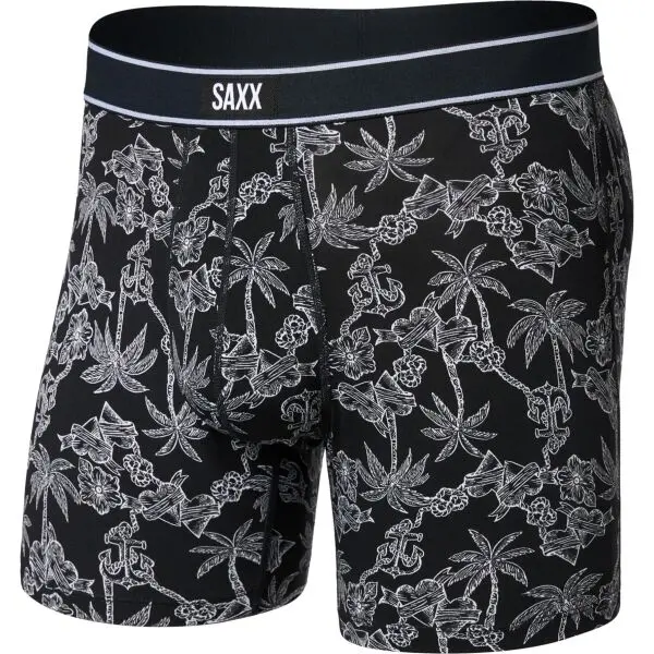 SAXX SAXX DAYTRIPPER COMFORT STRETCH BOXER BRF FLY Мъжки стреч боксерки, черно, размер