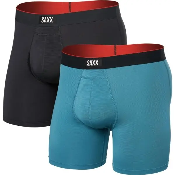 SAXX SAXX MULTI-SPORT MESH 2PK Мъжки боксерки, тюркоазено, размер