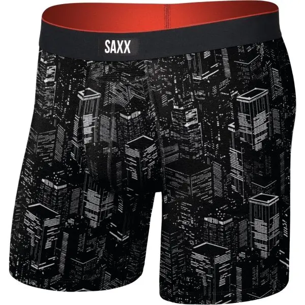 SAXX SAXX MULTI-SPORT MESH BOXER BRIEF FLY Мъжки спортни боксерки, черно, размер
