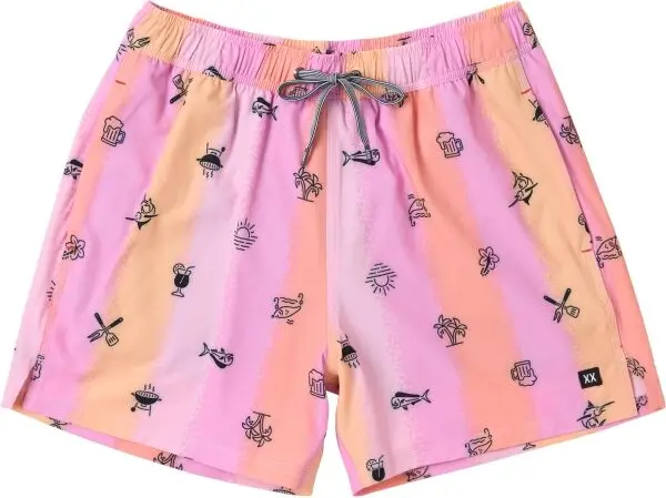 SAXX SAXX OH BUOY 2N1 VOLLEY 5 Мъжки плувни шорти, розово, размер