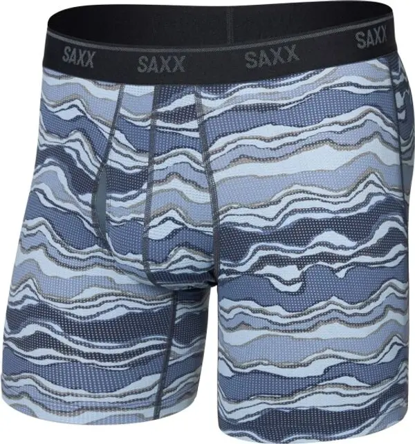 SAXX SAXX QUEST QUICK-DRY MESH BOXER BRIEF FLY Функционални боксерки, синьо, размер