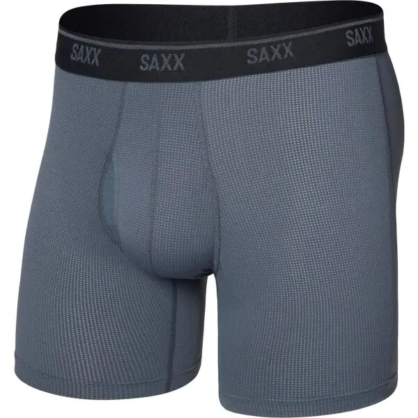 SAXX SAXX QUEST QUICK-DRY MESH BOXER BRIEF FLY Функционални боксерки, сиво, размер