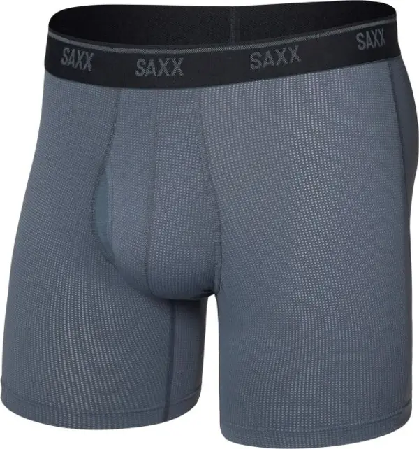 SAXX SAXX QUEST QUICK-DRY MESH BOXER BRIEF FLY Функционални боксерки, сиво, размер