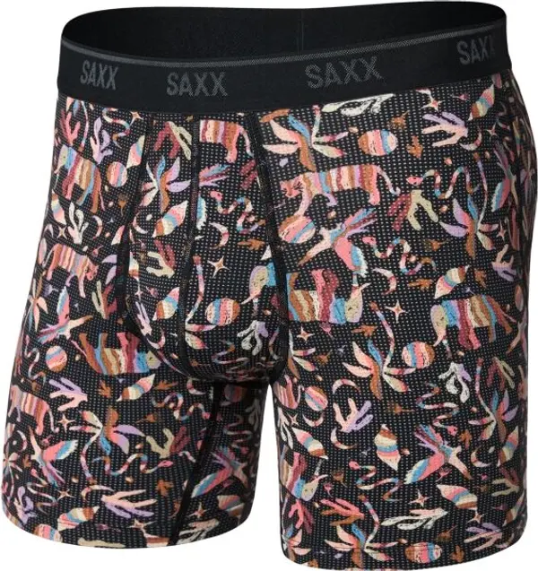 SAXX SAXX QUEST QUICK-DRY MESH BOXER BRIEF FLY Мъжки бързосъхнещи боксерки, микс, размер
