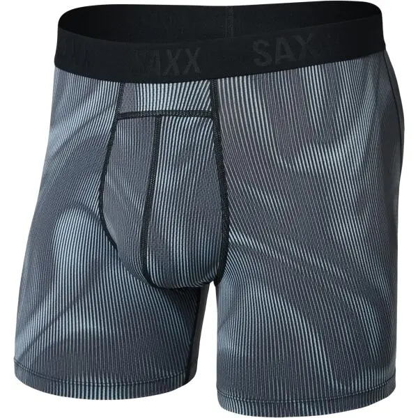 SAXX SAXX SMOOTH FLEX LIGHT COMPRESSION BOXER BRF Мъжки компресионни боксерки, тъмносиво, размер