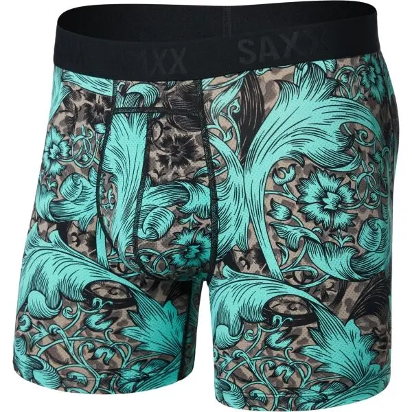 SAXX SAXX SMOOTH FLEX LIGHT COMPRESSION BOXER BRF Мъжки компресионни боксерки, тюркоазено, размер