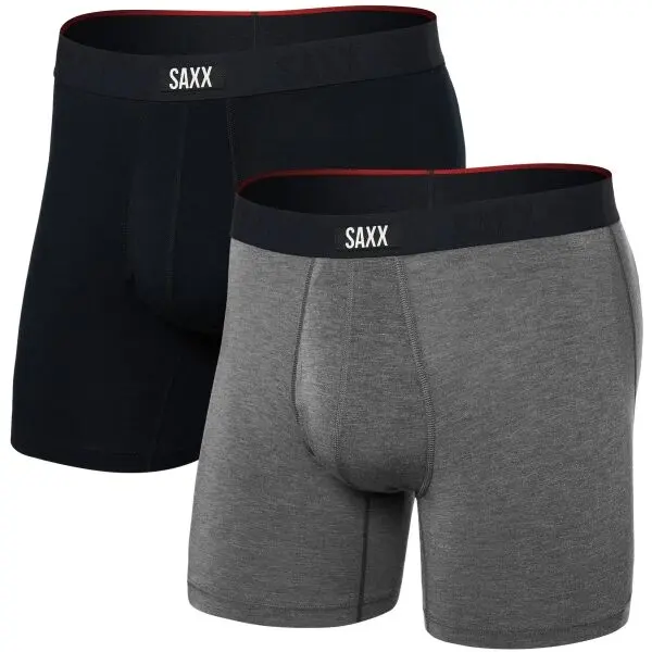 SAXX SAXX VIBE EXTRA SUPER SOFT 2PK Мъжки боксерки, сиво, размер