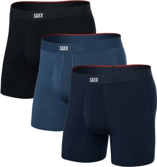 SAXX SAXX VIBE EXTRA SUPER SOFT 3PK Мъжки боксерки, тъмносин, размер
