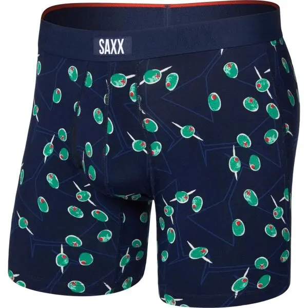 SAXX SAXX VIBE XTRA SOFT COMFORT BOXER BRIEF FLY Мъжки боксерки, синьо, размер
