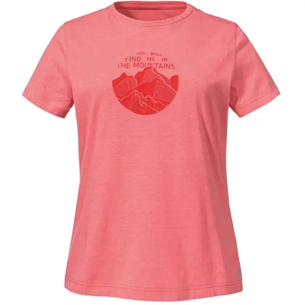 Schöffel Schöffel BUCHBERG L Дамска тениска, розово, размер