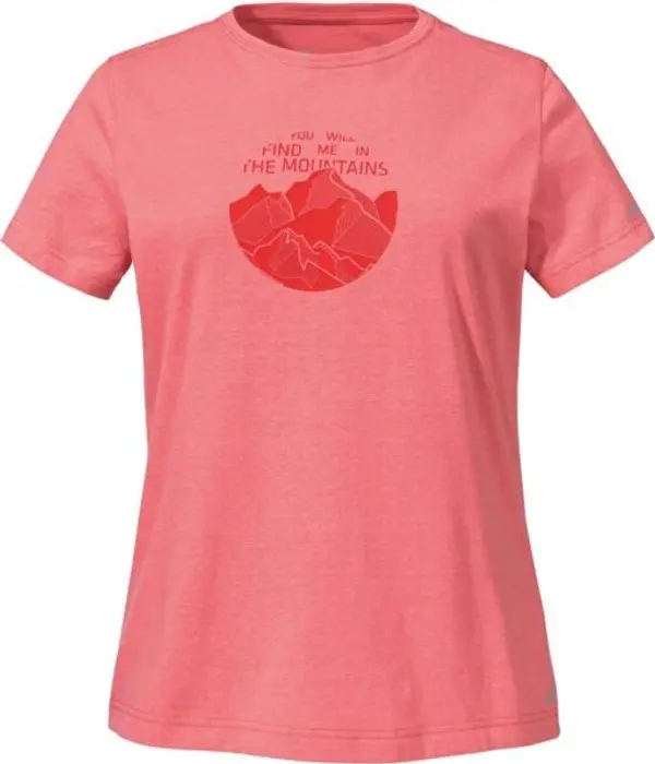 Schöffel Schöffel BUCHBERG L Дамска тениска, розово, размер