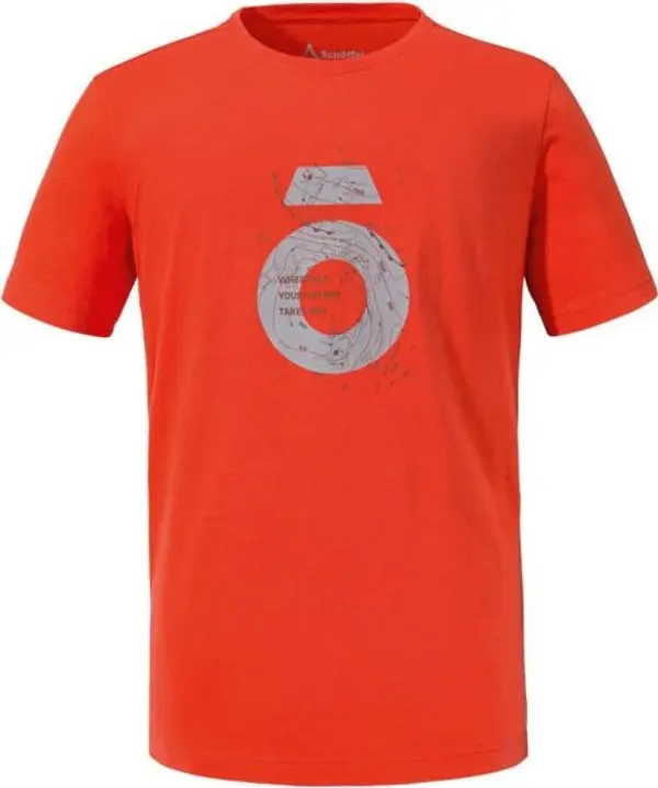 Schöffel Schöffel BUCHBERG M Мъжка тениска, червено, размер