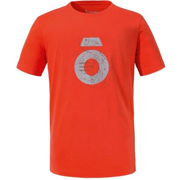 Schöffel Schöffel BUCHBERG M Мъжка тениска, червено, размер