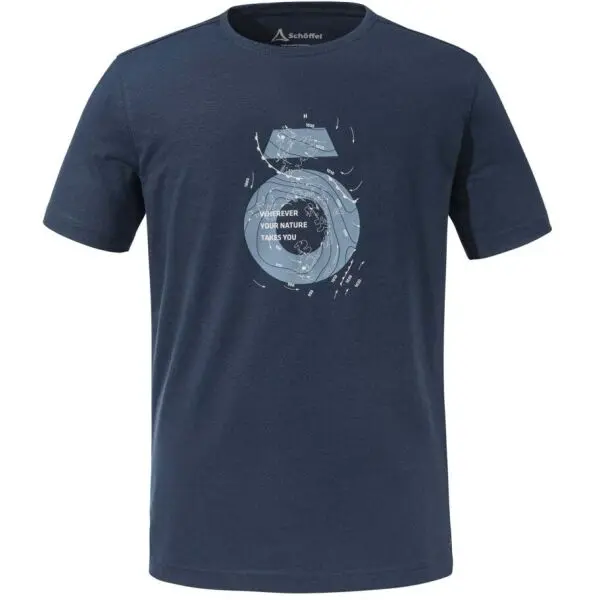 Schöffel Schöffel BUCHBERG M Мъжка тениска, тъмносин, размер