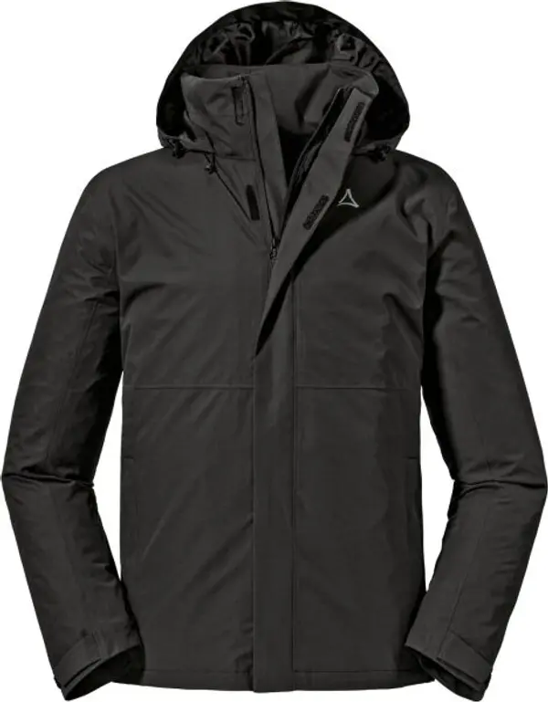 Schöffel Schöffel GMUND Дамско яке с устойчивост на вода и вятър, черно, размер
