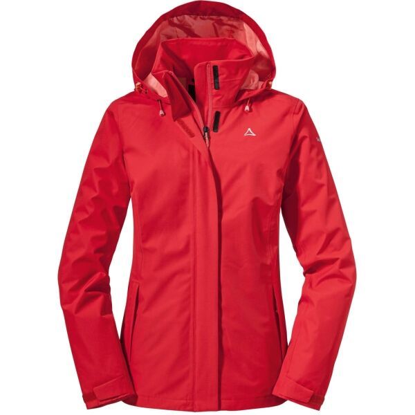 Schöffel Schöffel GMUND W Дамско яке с устойчивост на вода и вятър, червено, размер