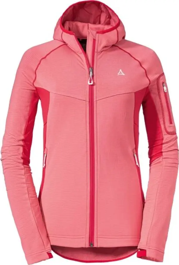 Schöffel Schöffel HYDALEN W Дамско поларено горнище с качулка, розово, размер