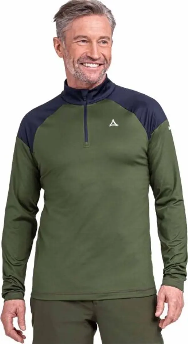 Schöffel Schöffel LENGGRIES Функционална мъжка тениска, тъмнозелено, размер