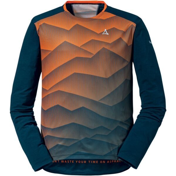 Schöffel Schöffel LONGSLEEVE ALTITUDE Велосипедна фланелка, тъмносин, размер
