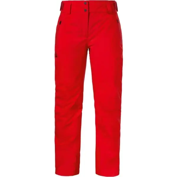 Schöffel Schöffel PINE W Дамски ски панталони, червено, размер