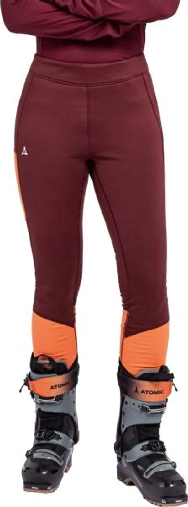 Schöffel Schöffel ROSSKOGEL W Дамски еластични панталони, винен, размер