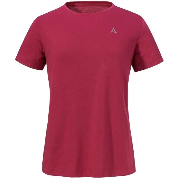 Schöffel Schöffel T SHIRT HOHBERG Спортна дамска тениска, винен, размер