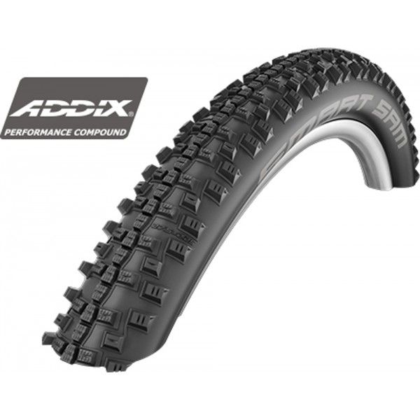 Schwalbe Schwalbe SMART SAM 26 x 2.1 Външна гума за колело, черно, размер