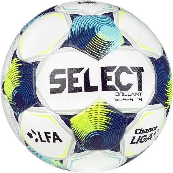 Select Select FB BRILLANT SUPER TB CZ CHANCE LIGA Футболна топка, бяло, размер